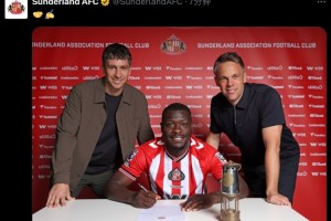 九游体育下载app-桑德兰官方宣布五年合约签下阿贾克斯23岁中锋布罗比，转会费达2500万欧元